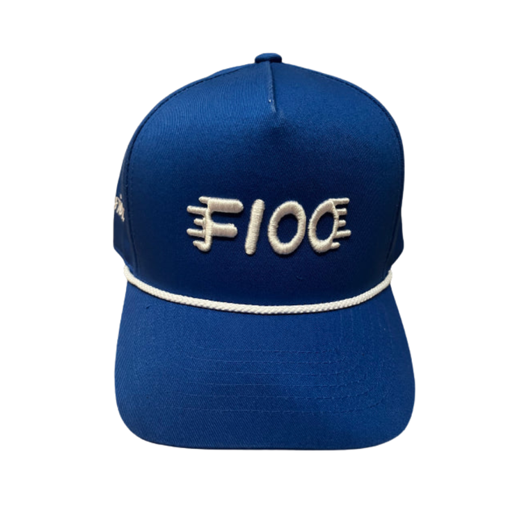 Royal Blue Embroidered Snapback