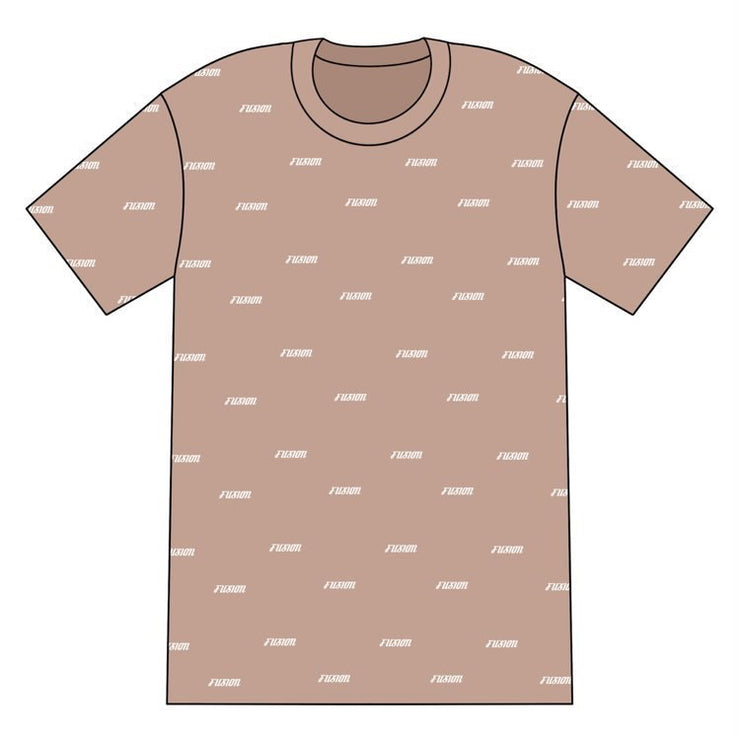 Exclusive: Beige "All-Over" T-Shirt