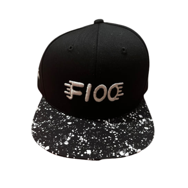 Black/White Fitted Hat