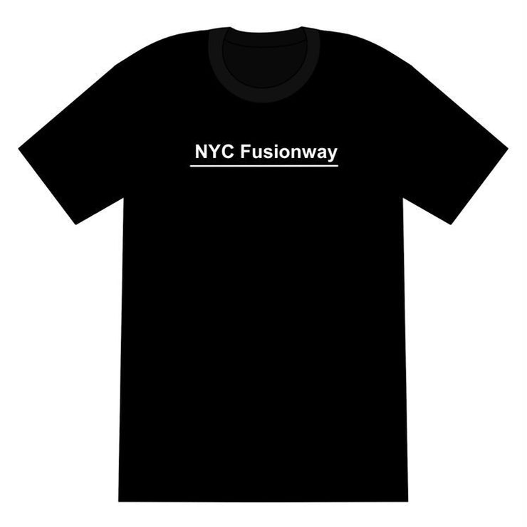 Black "Fusionway" T-Shirt