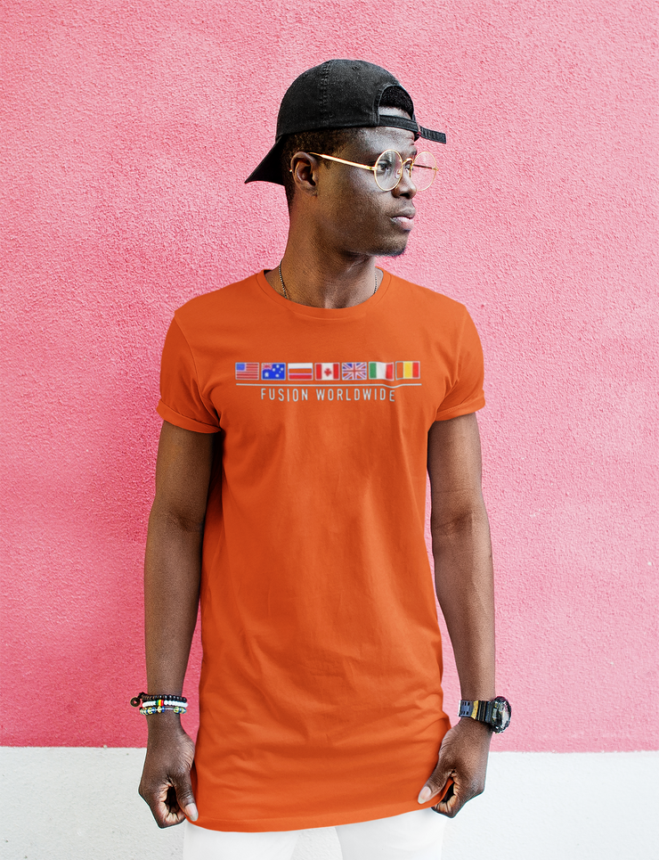 Orange "Worldwide" T-Shirt